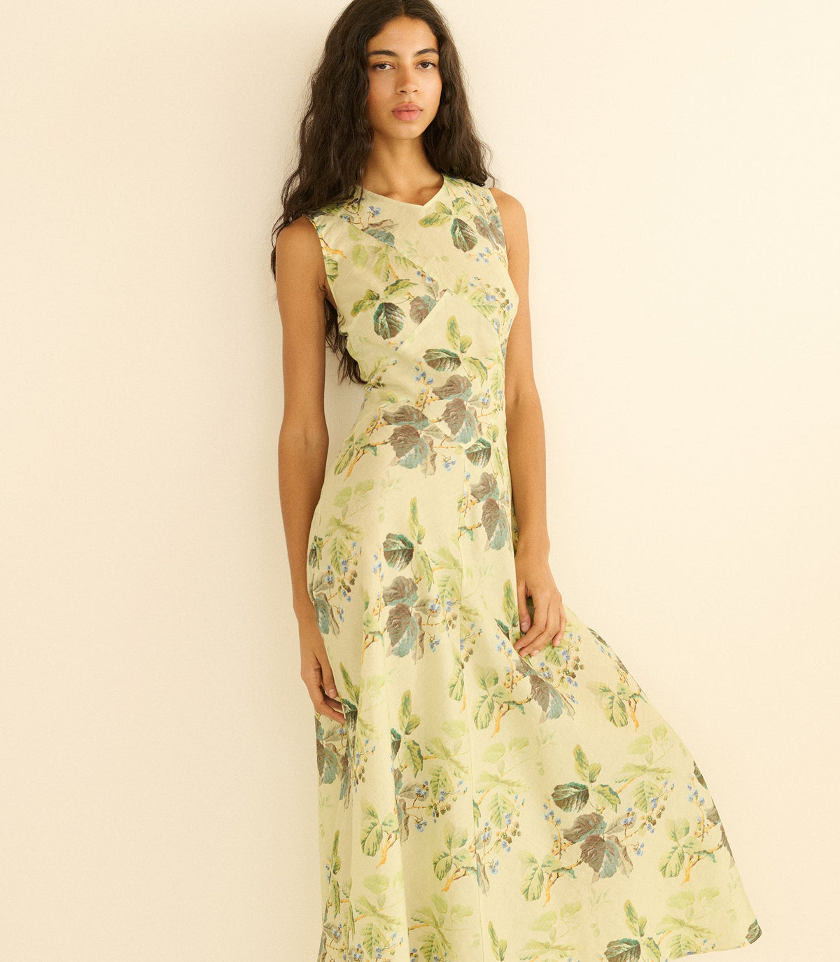Adelana Dress in Floraison de Mûres - view 1