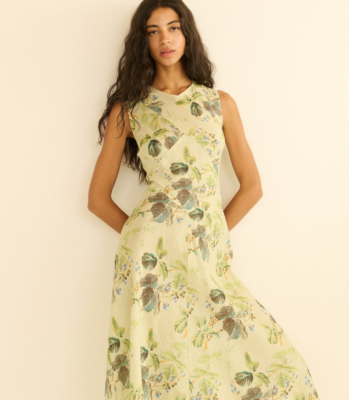 Adelana Dress in Floraison de Mûres - view 2