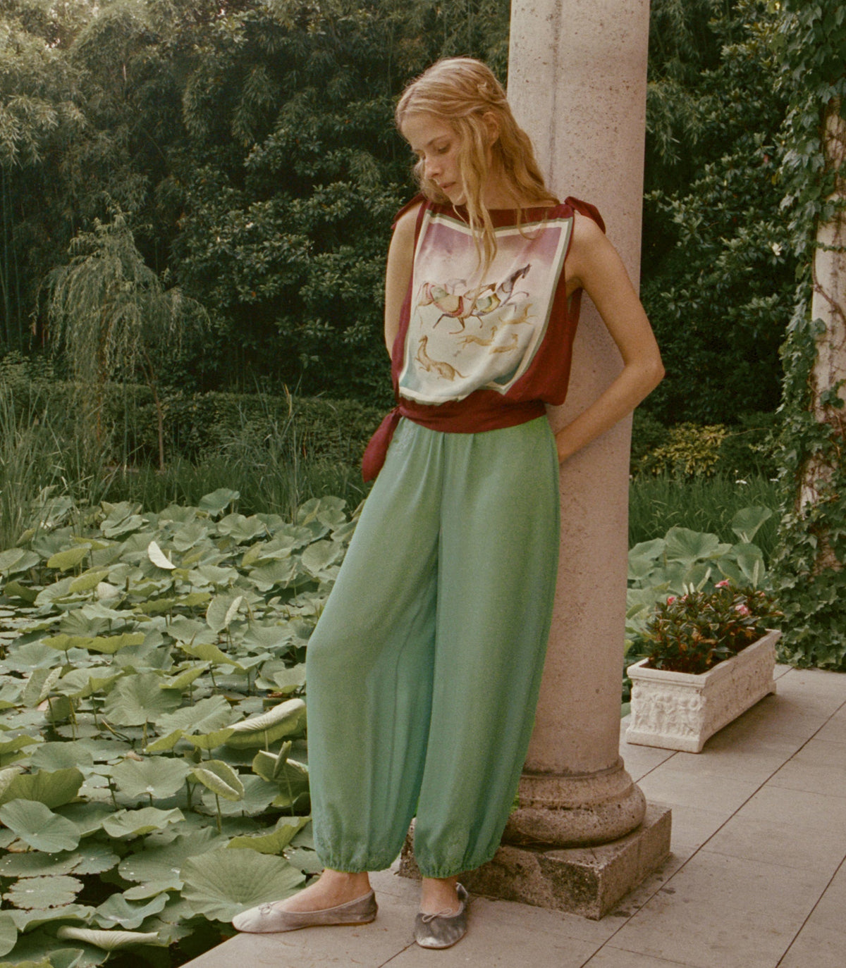 Aliette Top in Gallops Foulard - view 7