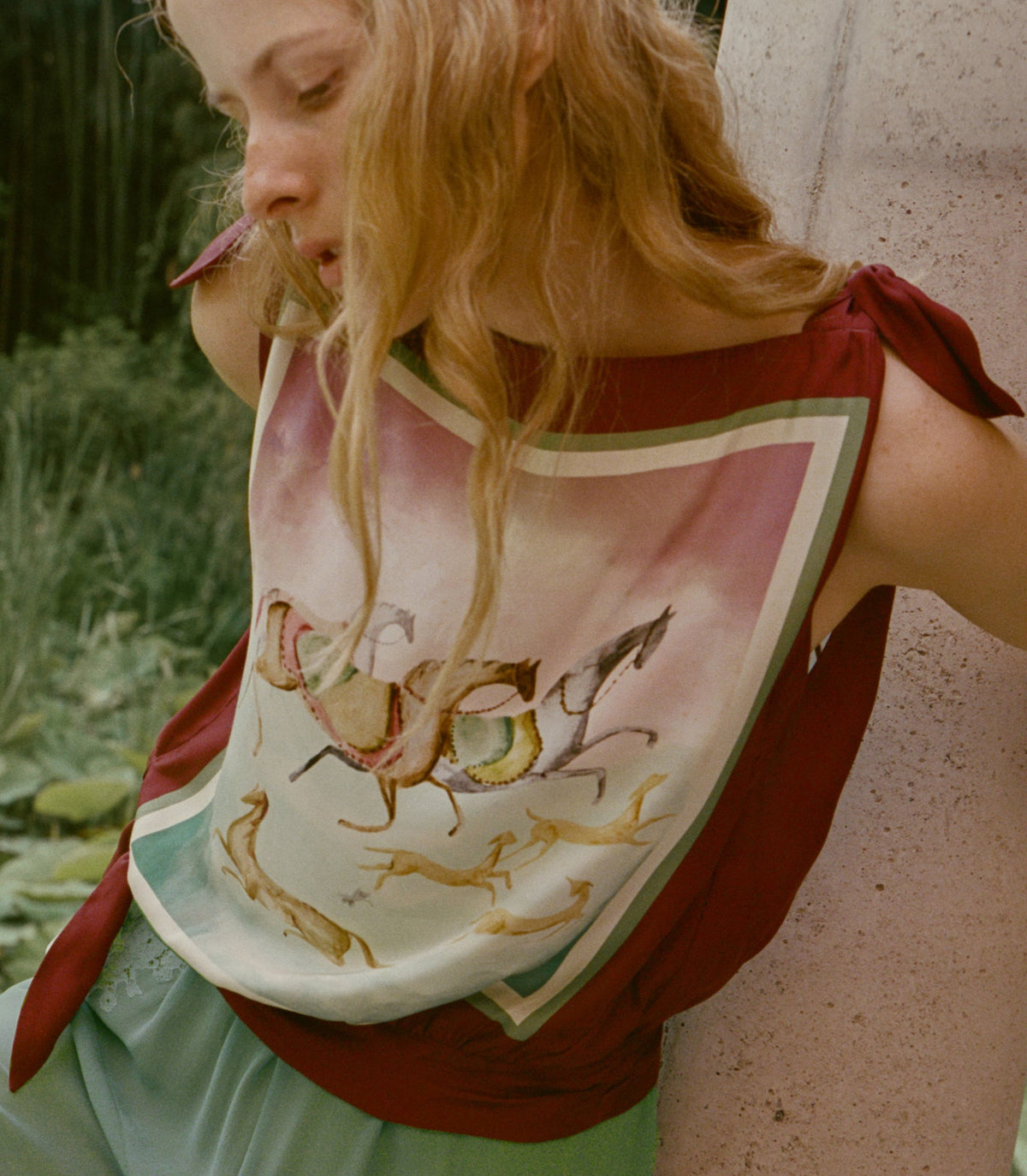 Aliette Top in Gallops Foulard - view 5
