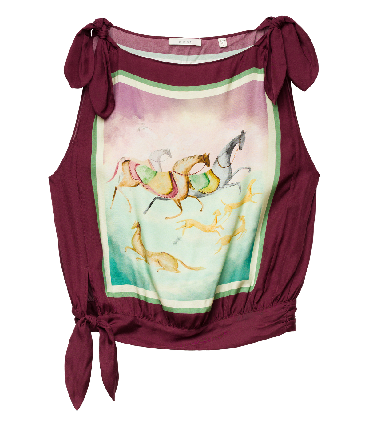 Aliette Top in Gallops Foulard - view 8
