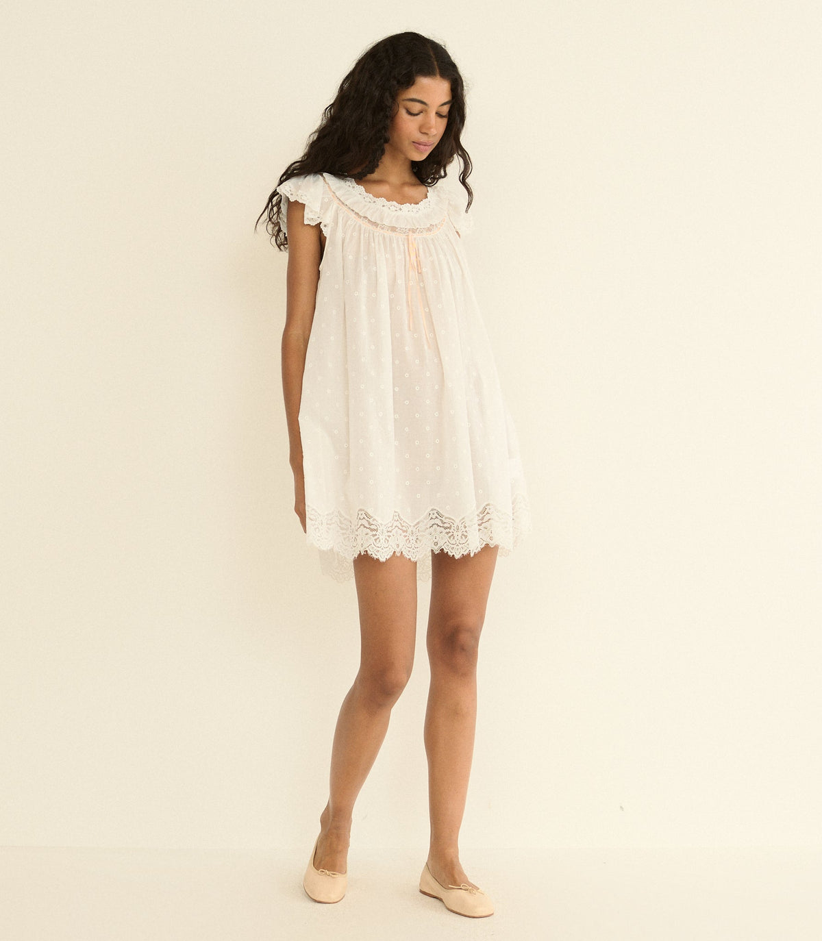 Amore Nightgown in Salt - view 2
