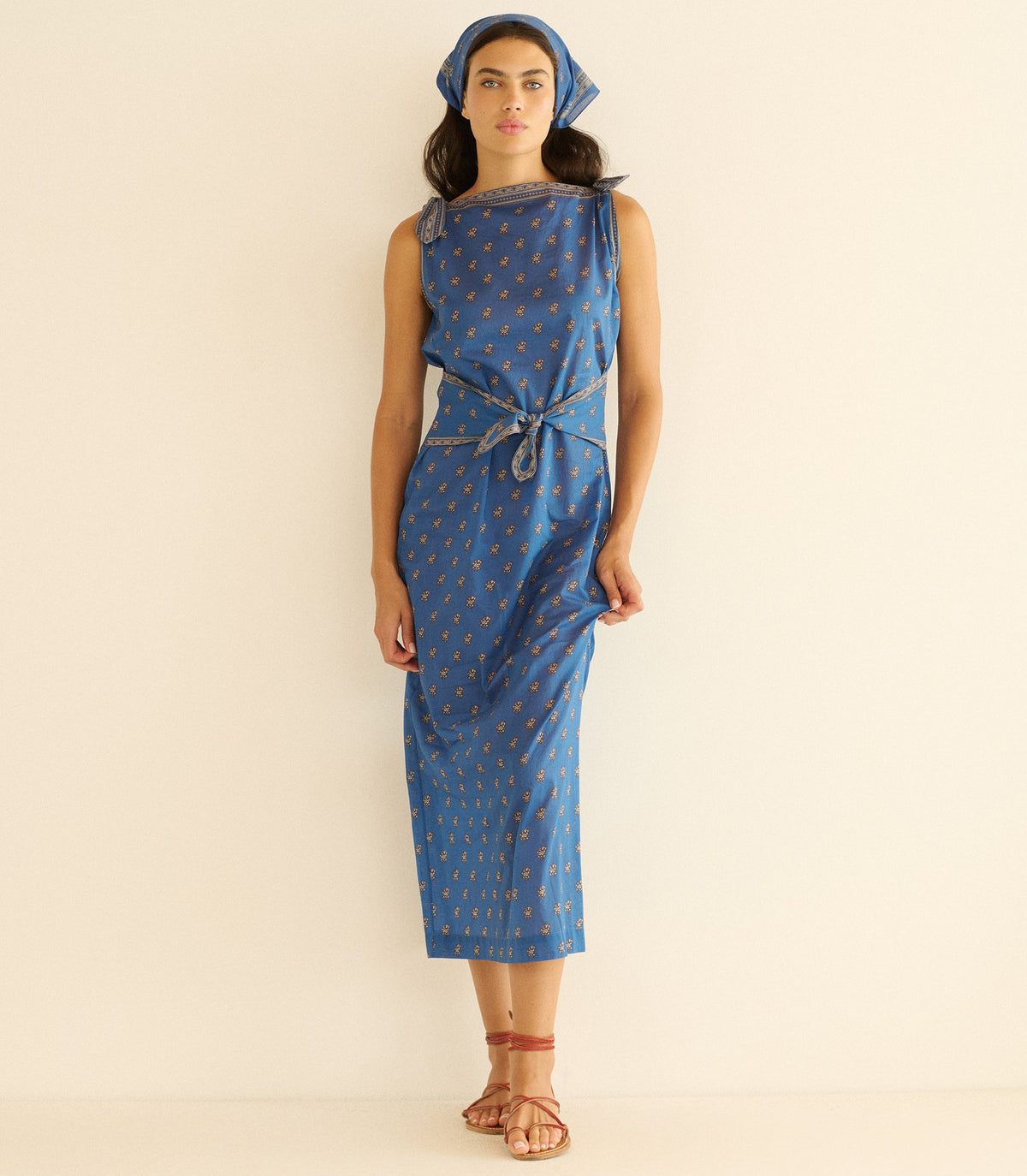 Amorette Dress in Eartha Paisley - view 3
