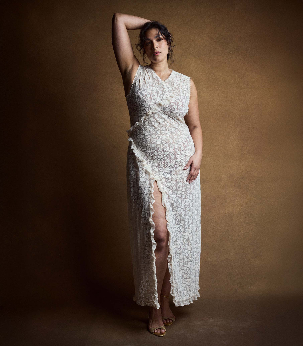 Anabelia Dress in Soft Camellia - view 6