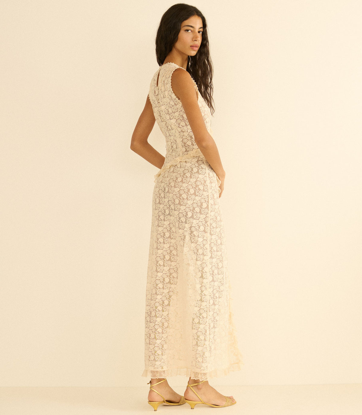 Anabelia Dress in Soft Camellia - view 5