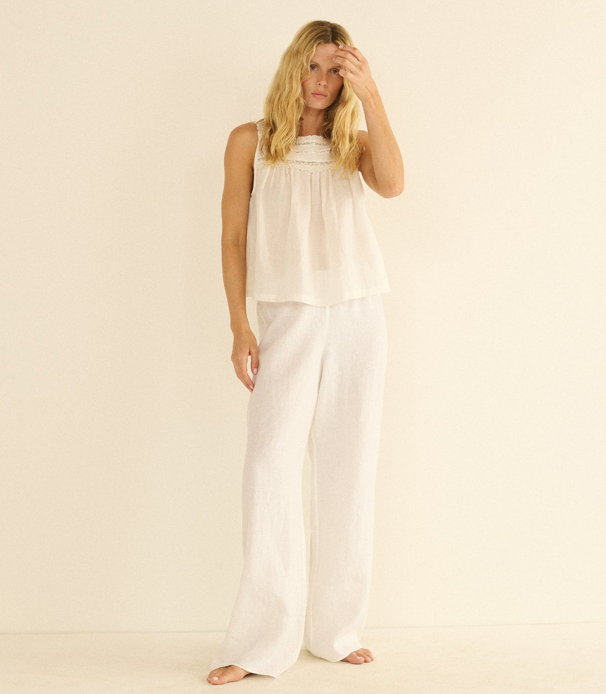 Benita Top in Salt - view 2