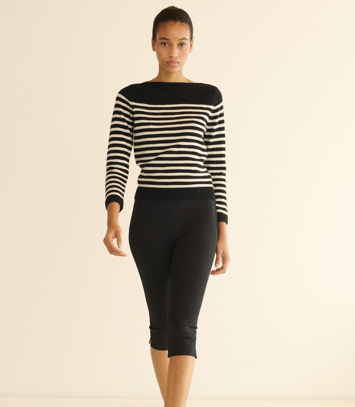 Clairmont Sweater in Marceau Stripe - view 4