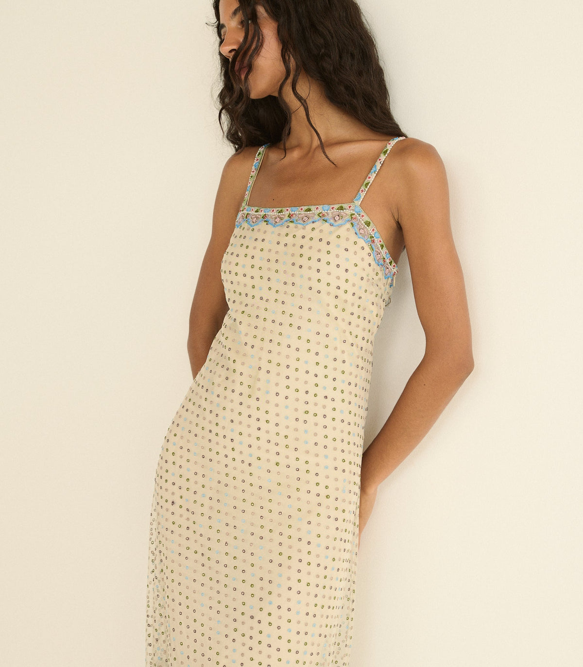 Elida Dress in Candlelight - view 2