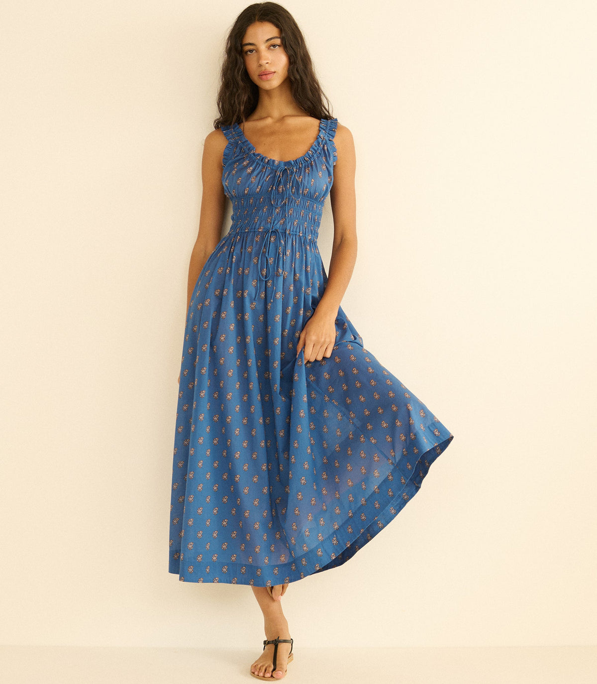 Emmaretta Dress in Eartha Paisley - view 3