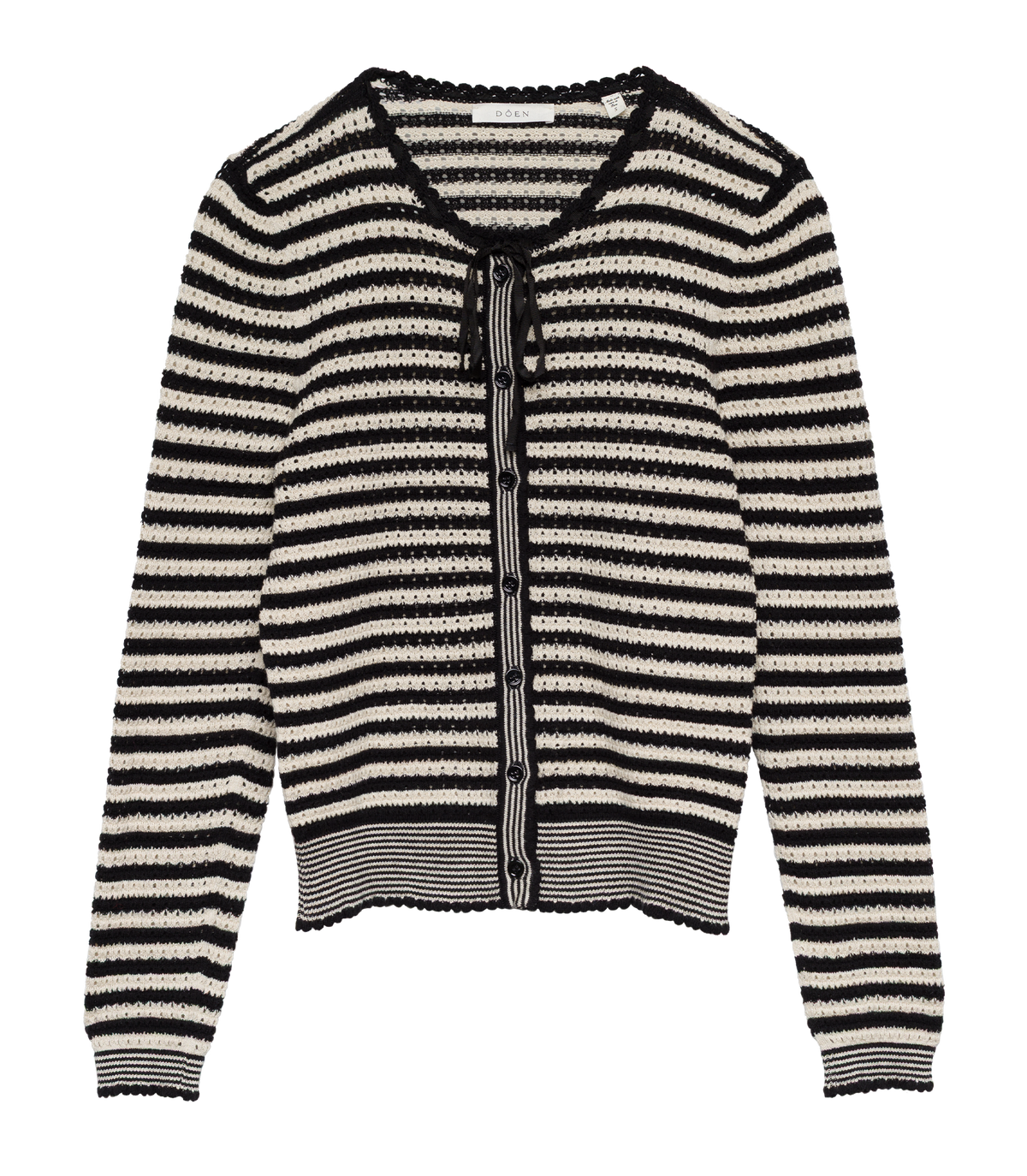 Everlyn Cardigan in Sidonie Stripe - view 5