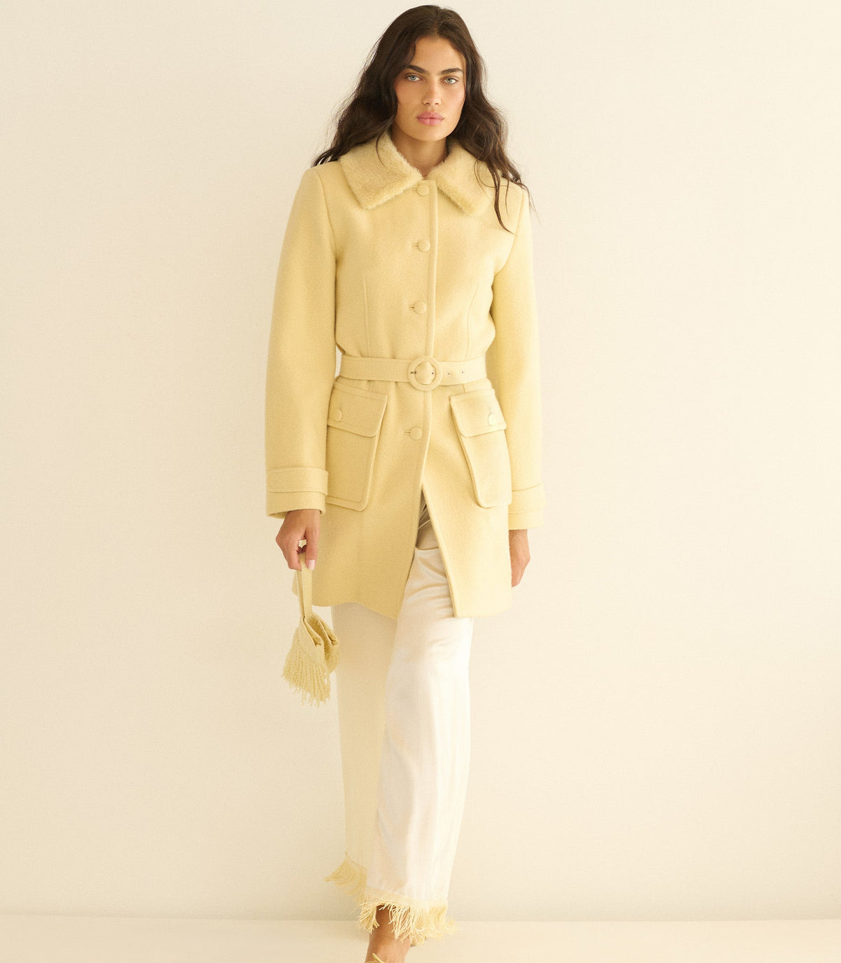 Greenwich Coat in Citrone - view 4