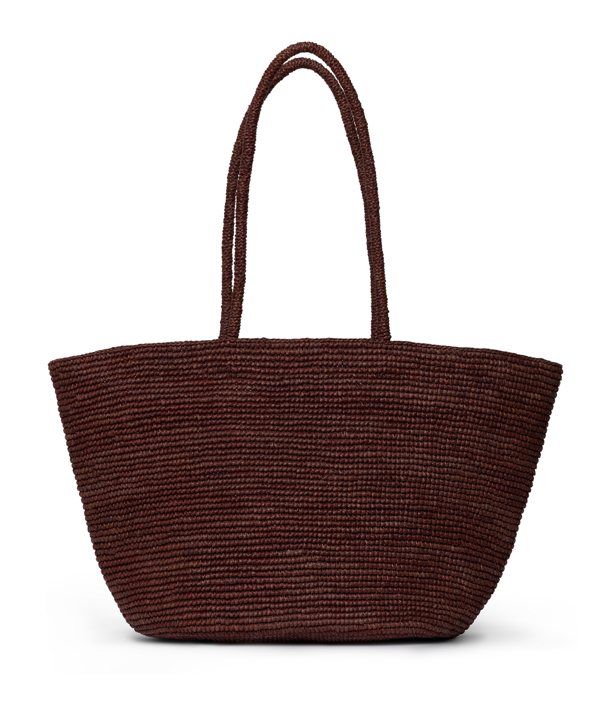 Harbour Tote in Marron Raffia - view 6