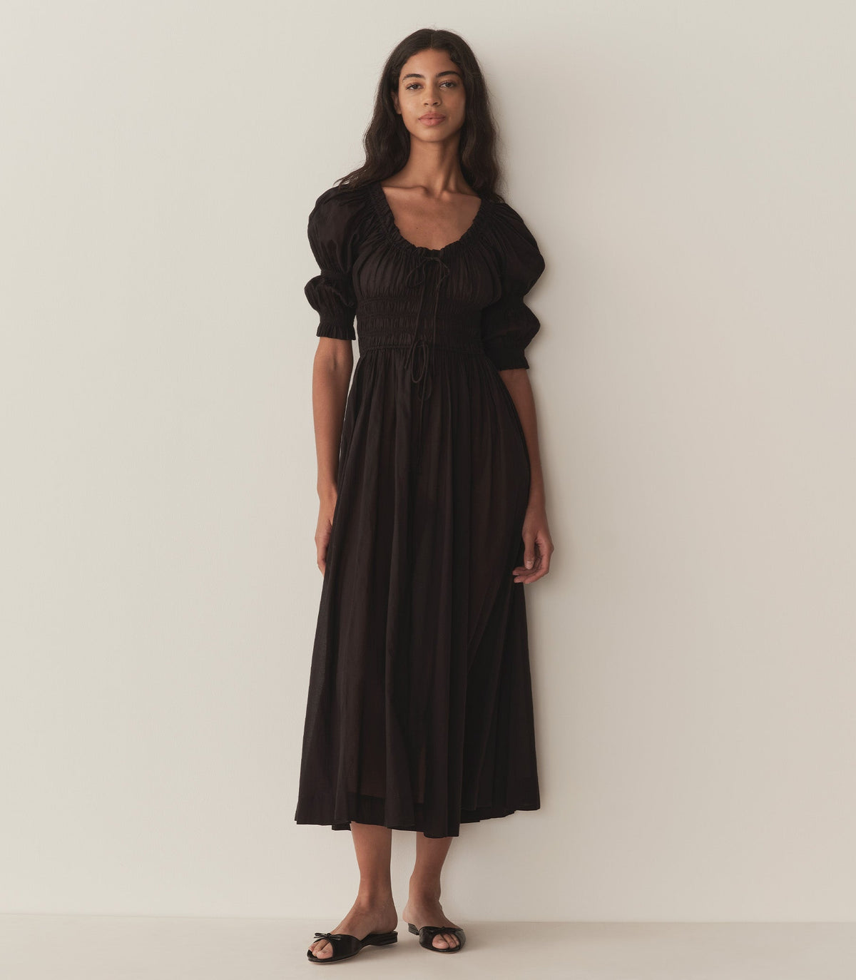 Ischia Dress in Black - view 4
