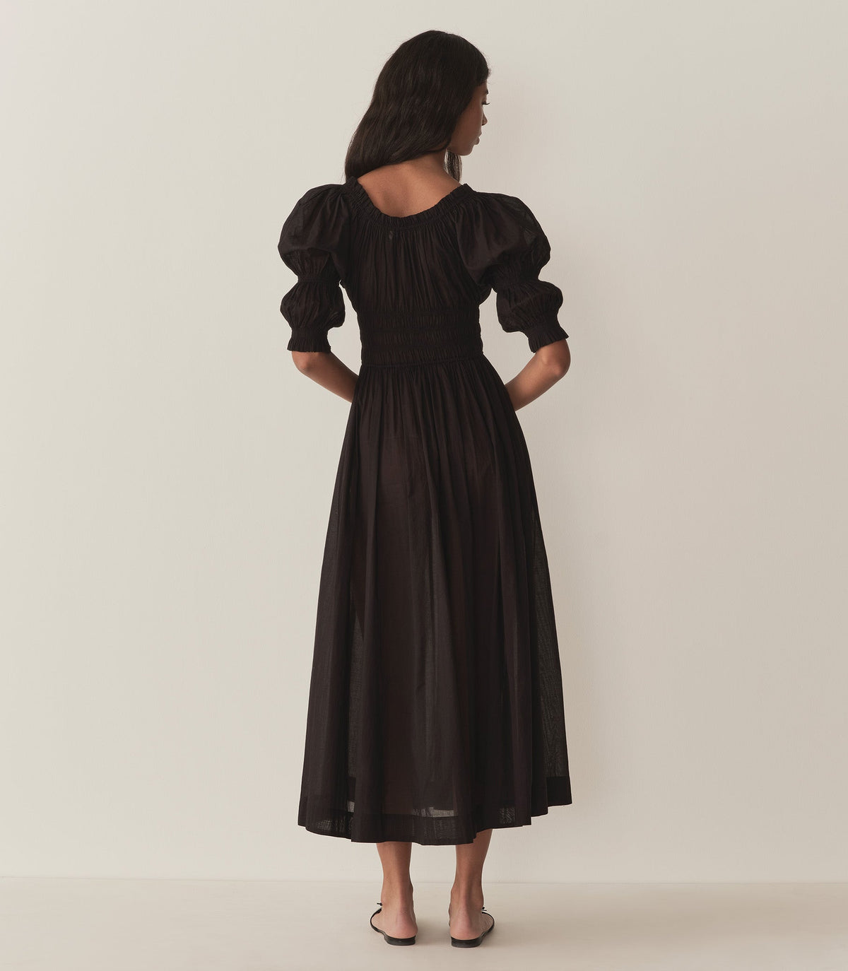 Ischia Dress in Black - view 5
