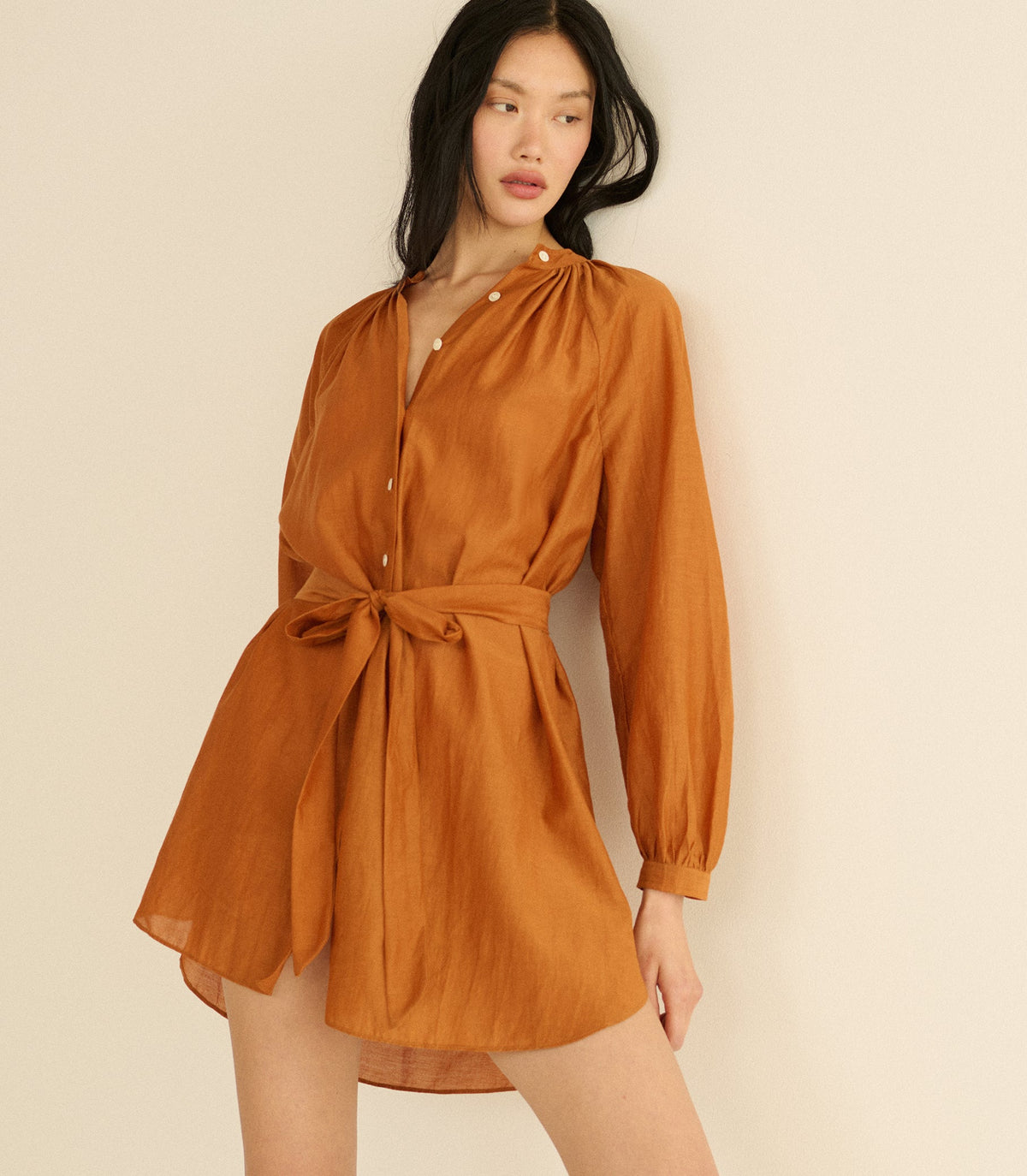 Juliet Tunic Dress in Coconut - view 2