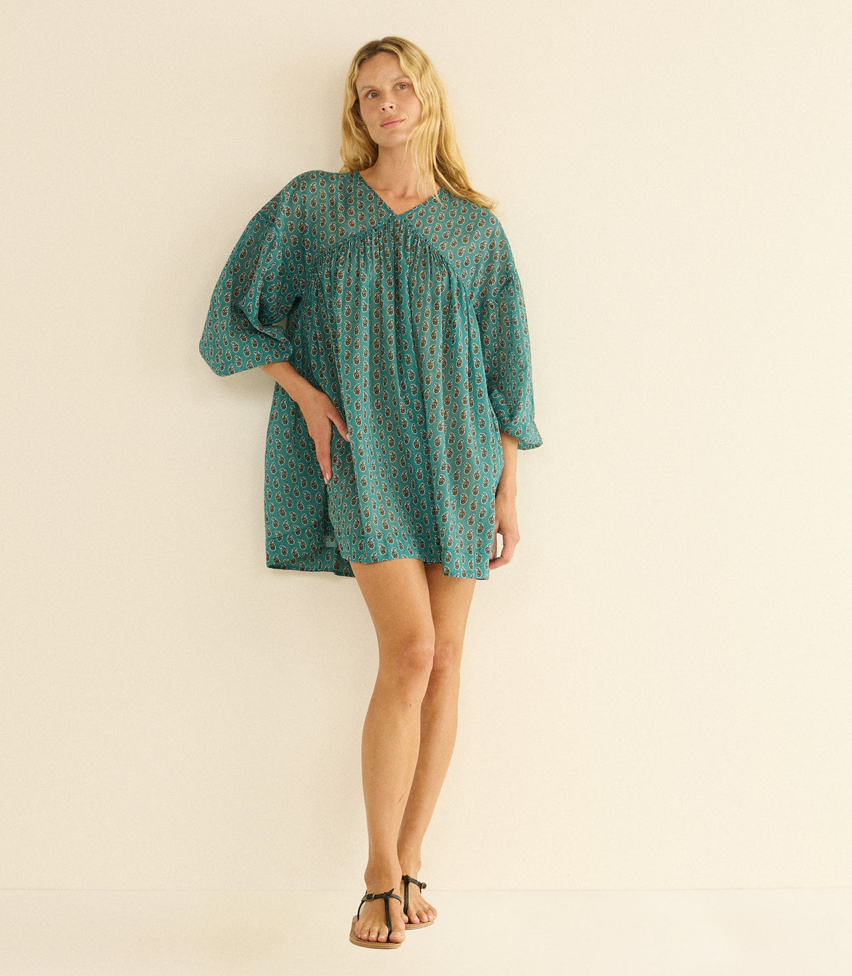 Juniper Tunic in Alba Paisley - view 2
