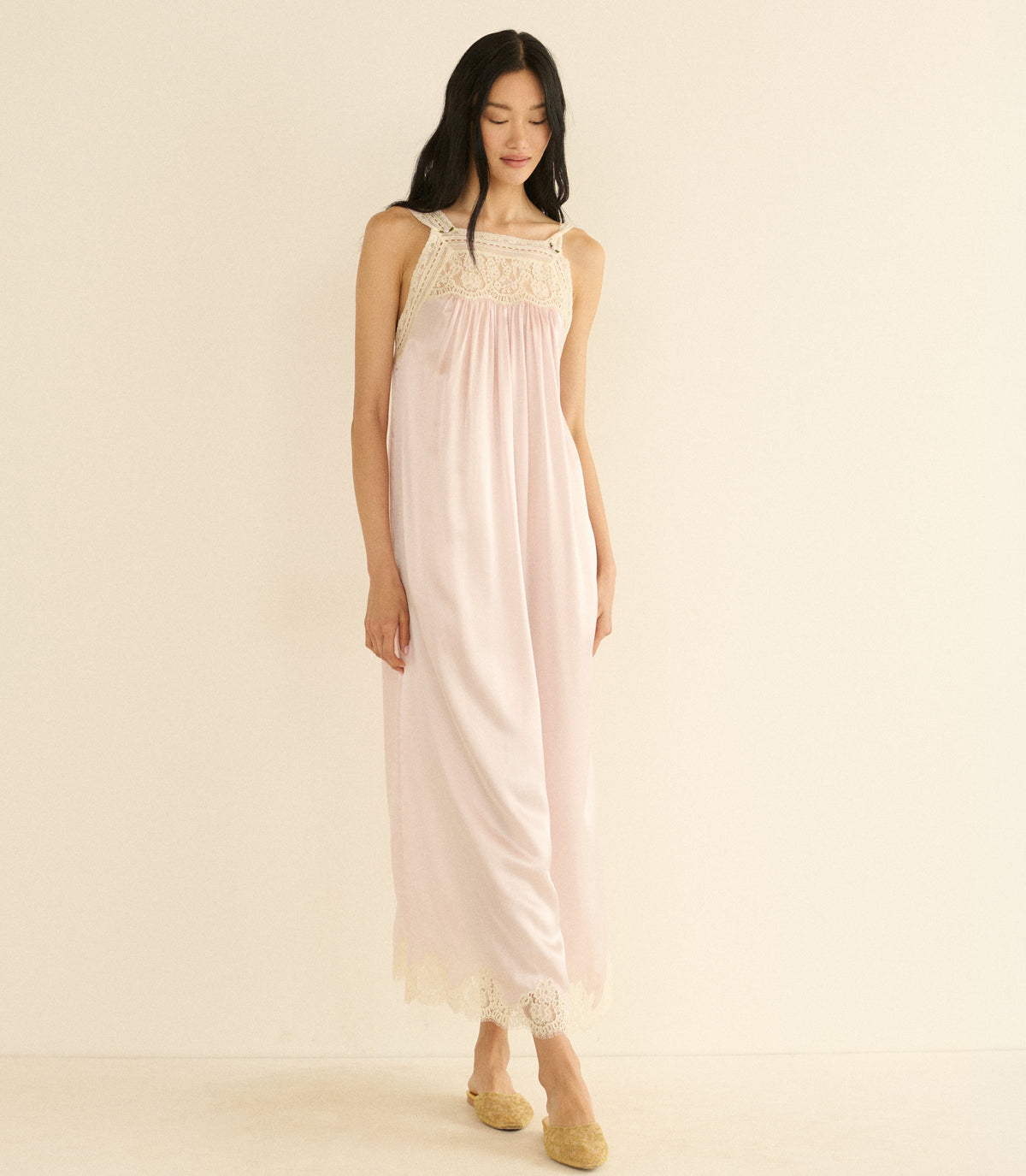 Luciane Dress in Powder Rose - view 6