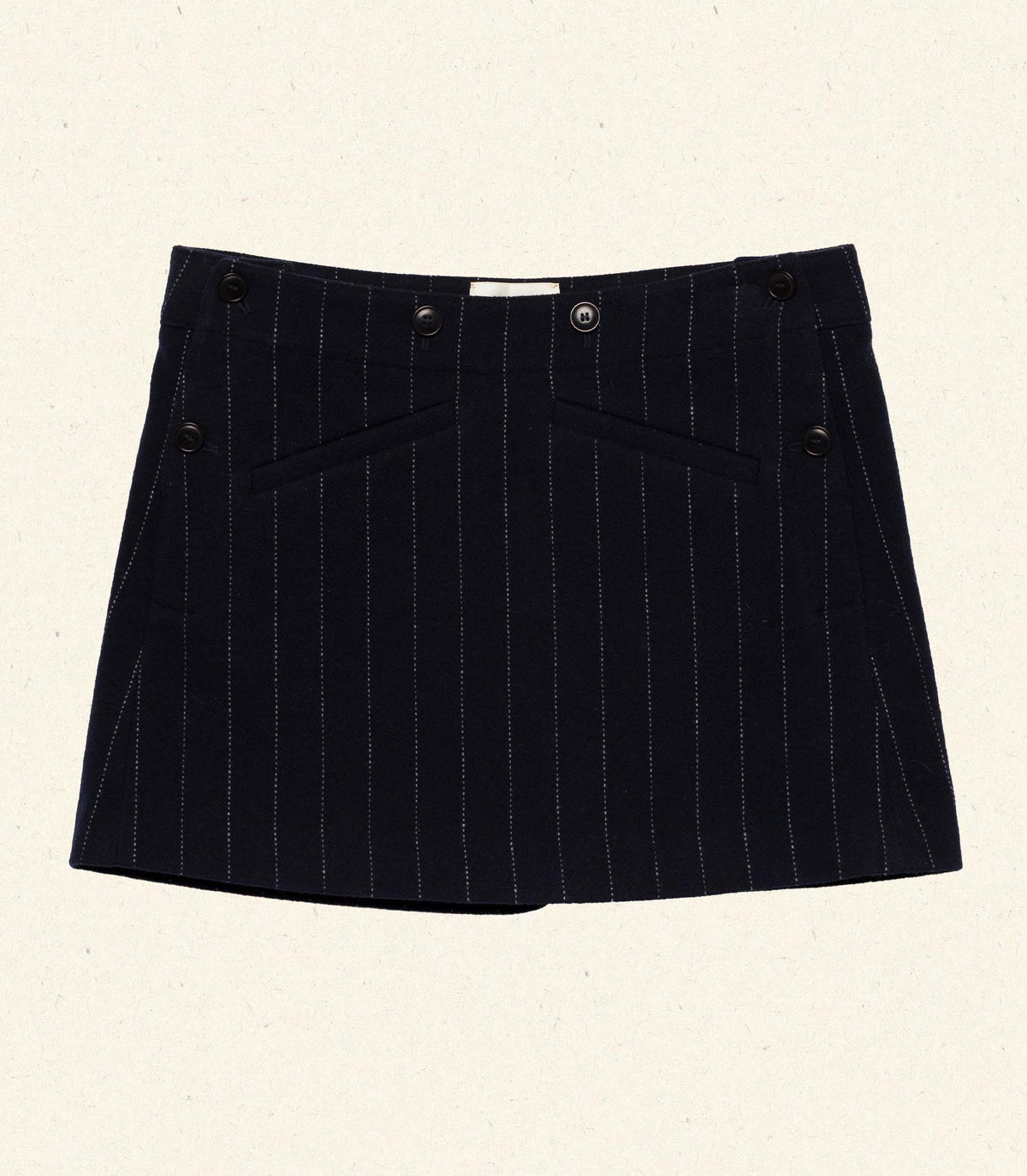 Raina Skirt in Marianne Pinstripe - view 5