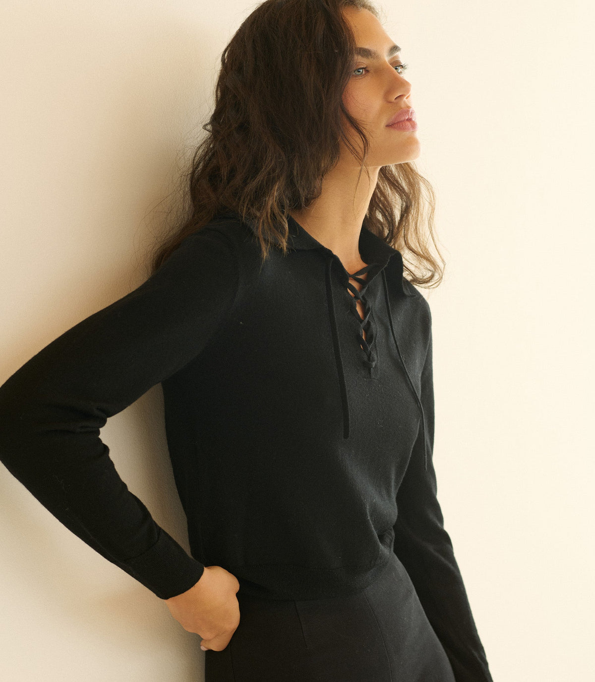 Reed Sweater in Black - view 4