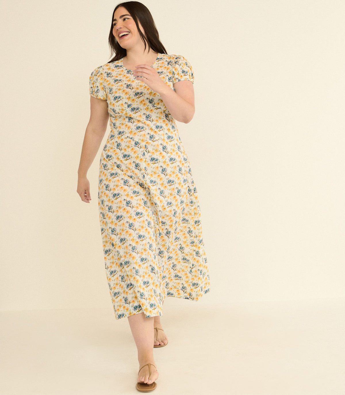 Rhodia Dress in Narcissus Bloom - view 6
