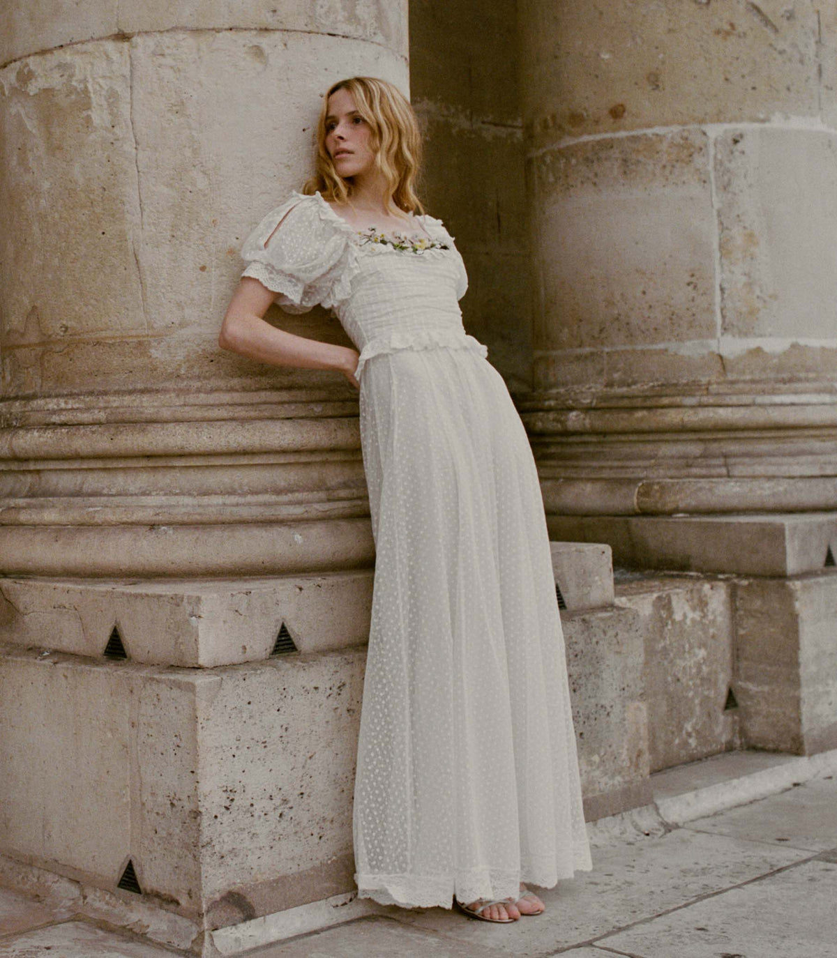Sol Anniversary Dress in Salt - view 3