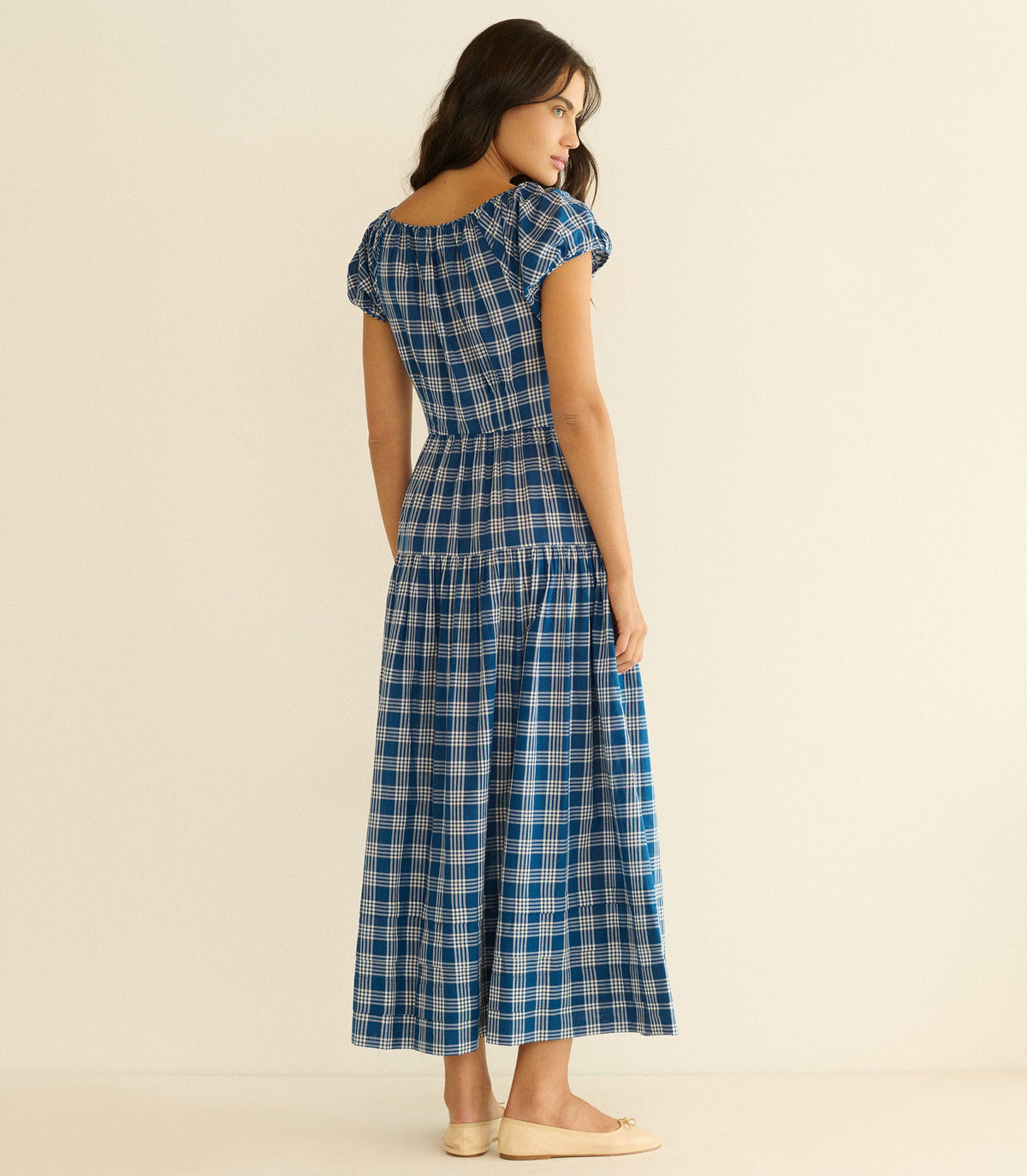 Valenne Dress in Dorset Plaid - view 6