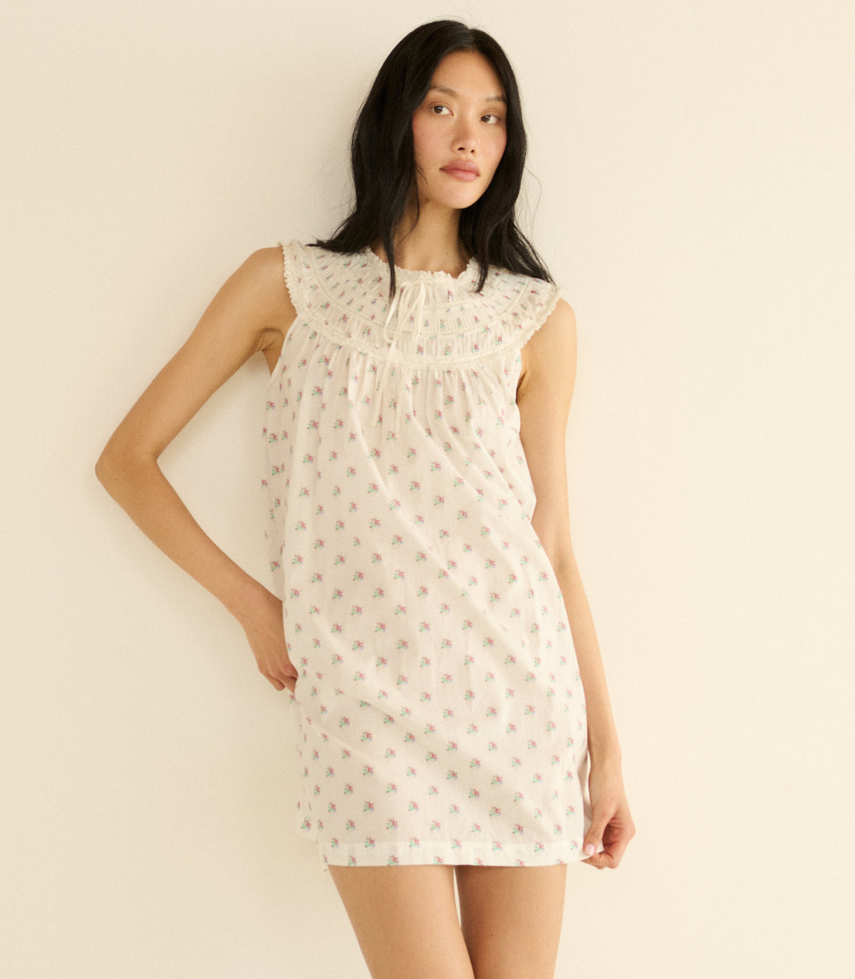 Verity Dress in Petit Posy Calico - view 3