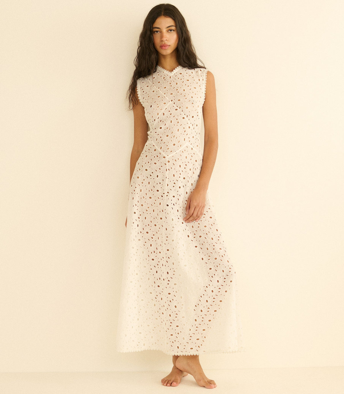 Adelana Dress in Salt - view 2