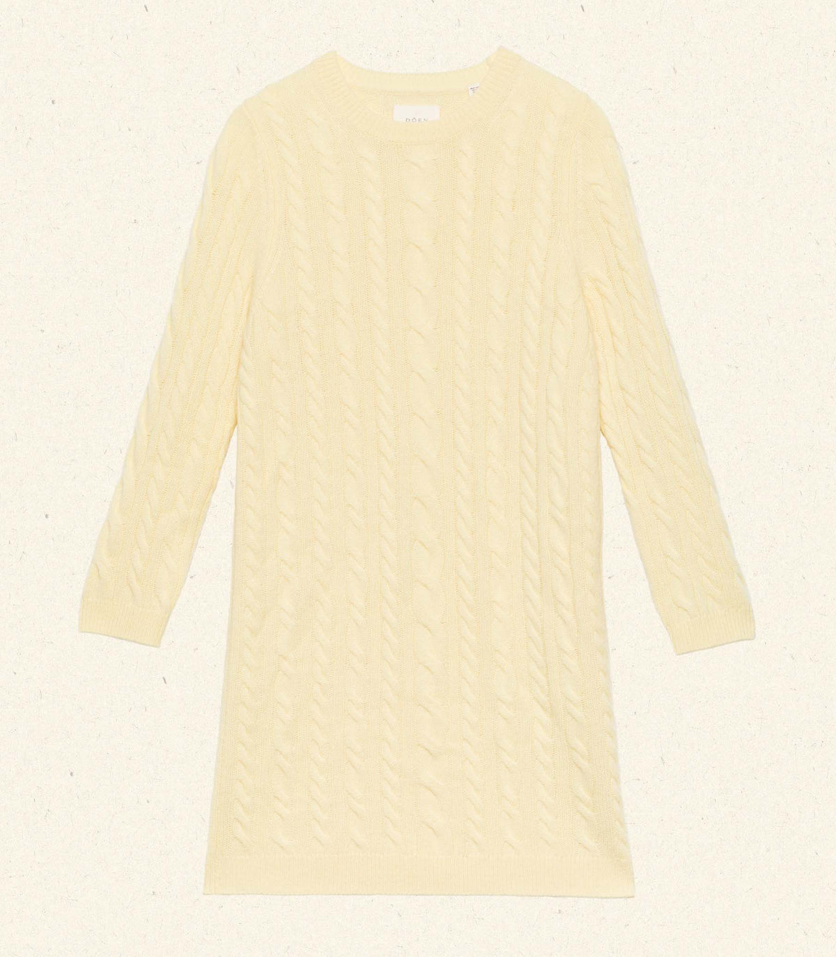 Alice Cashmere Dress in Buttercup - view 5
