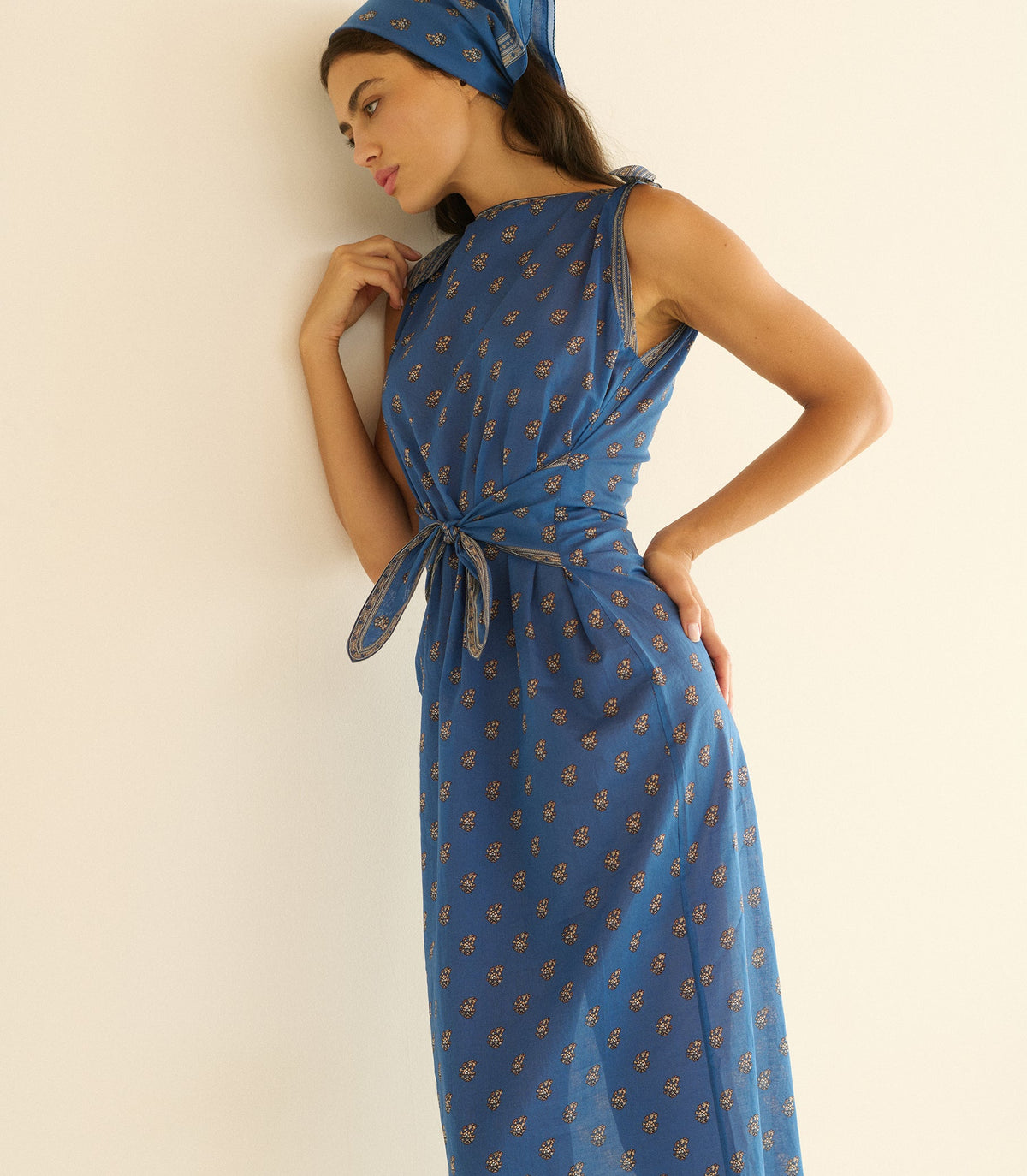 Amorette Dress in Eartha Paisley - view 2