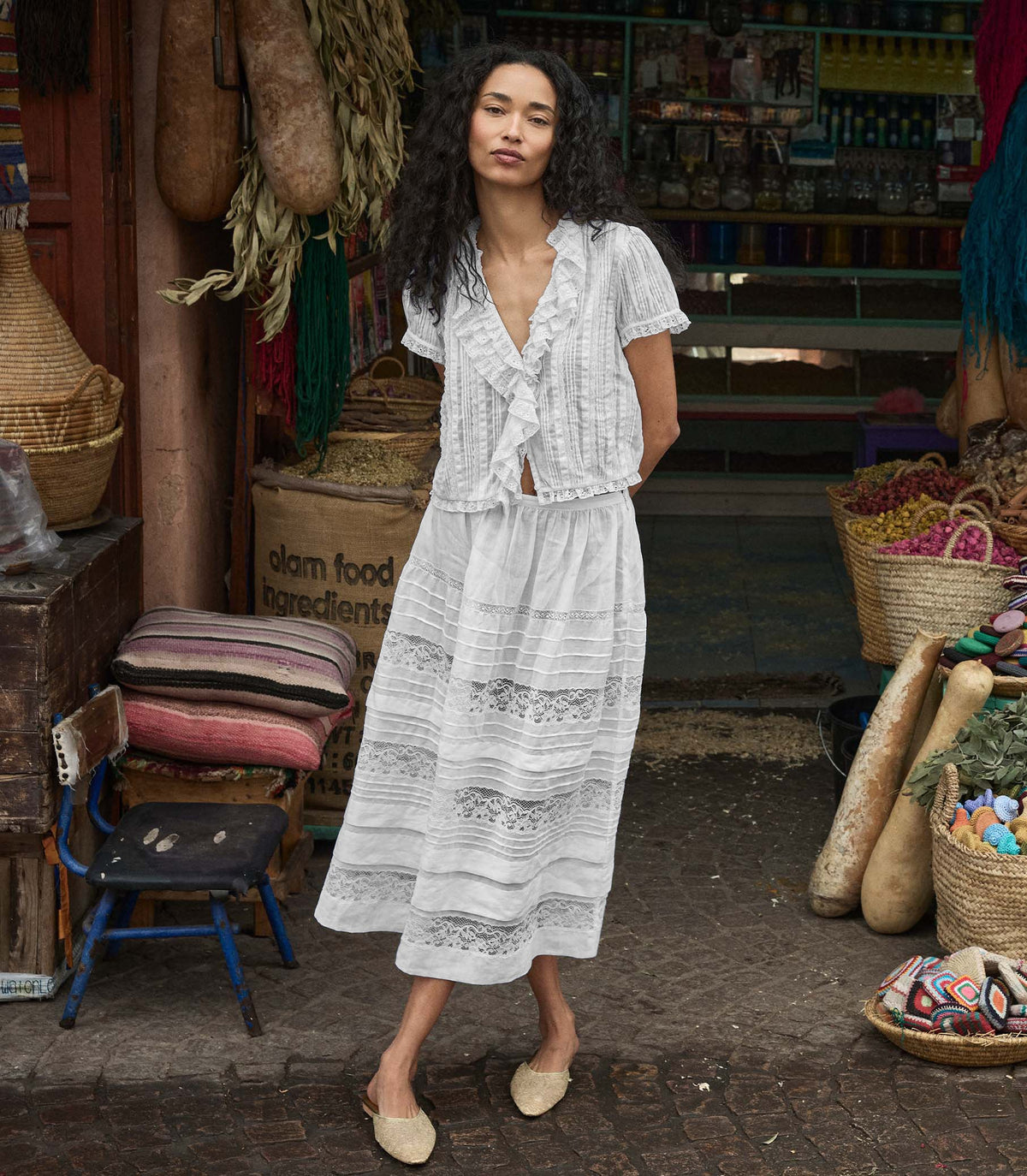 Bernadette Top in Salt - view 3