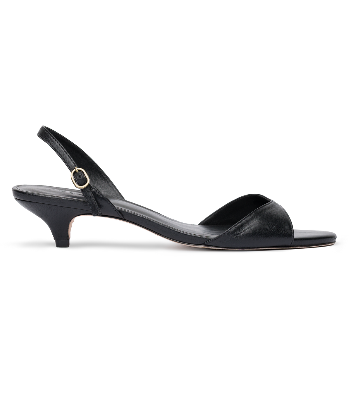 Bette Slingback in Black Nappa - view 5