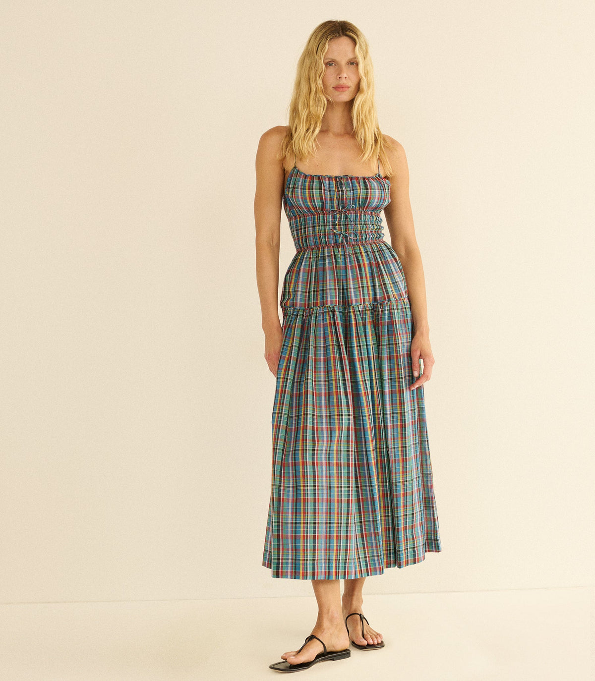 Brielle Dress in Alderbrook Plaid - view 2