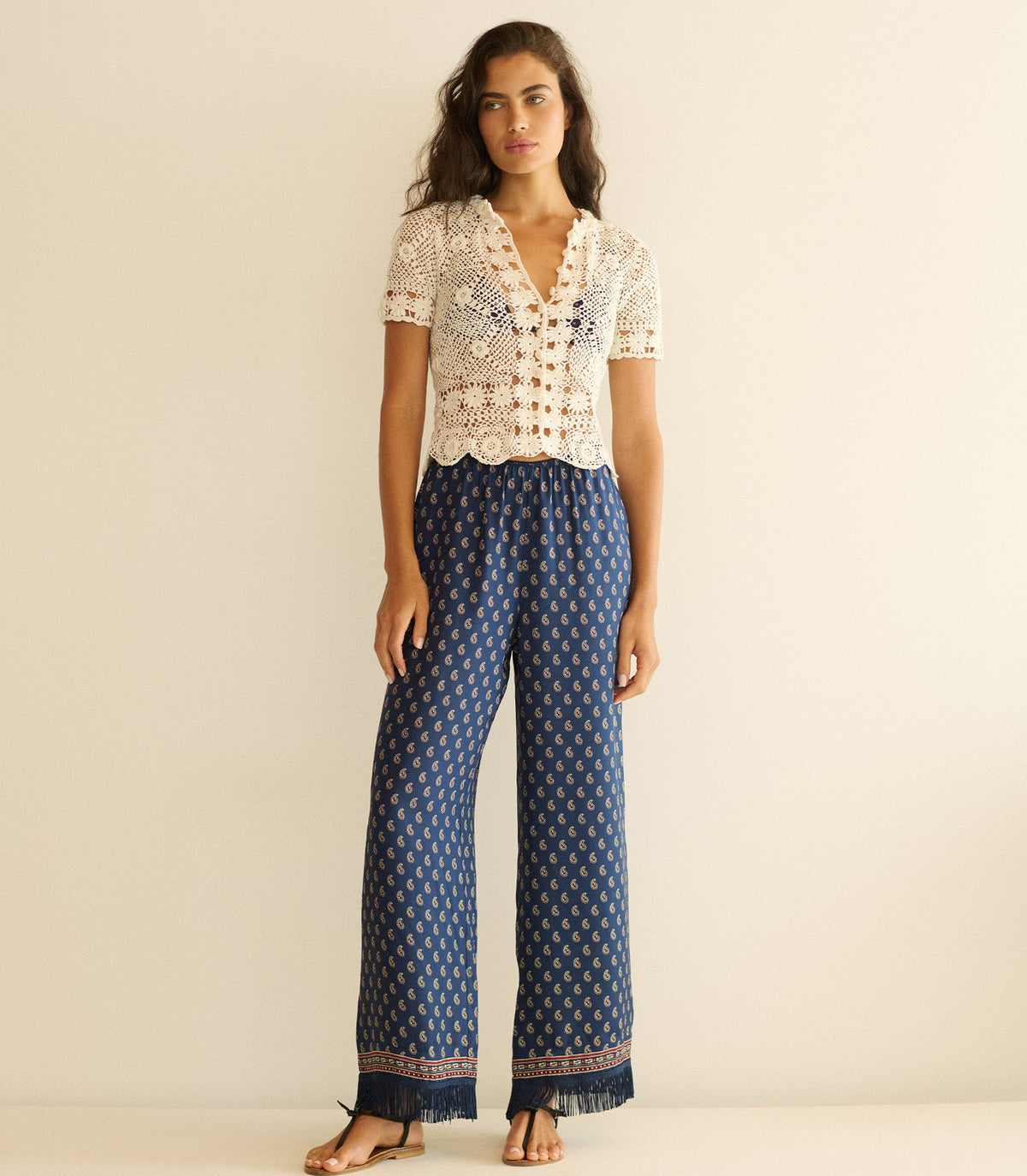 Chrysanthe Top in Pearl - view 2
