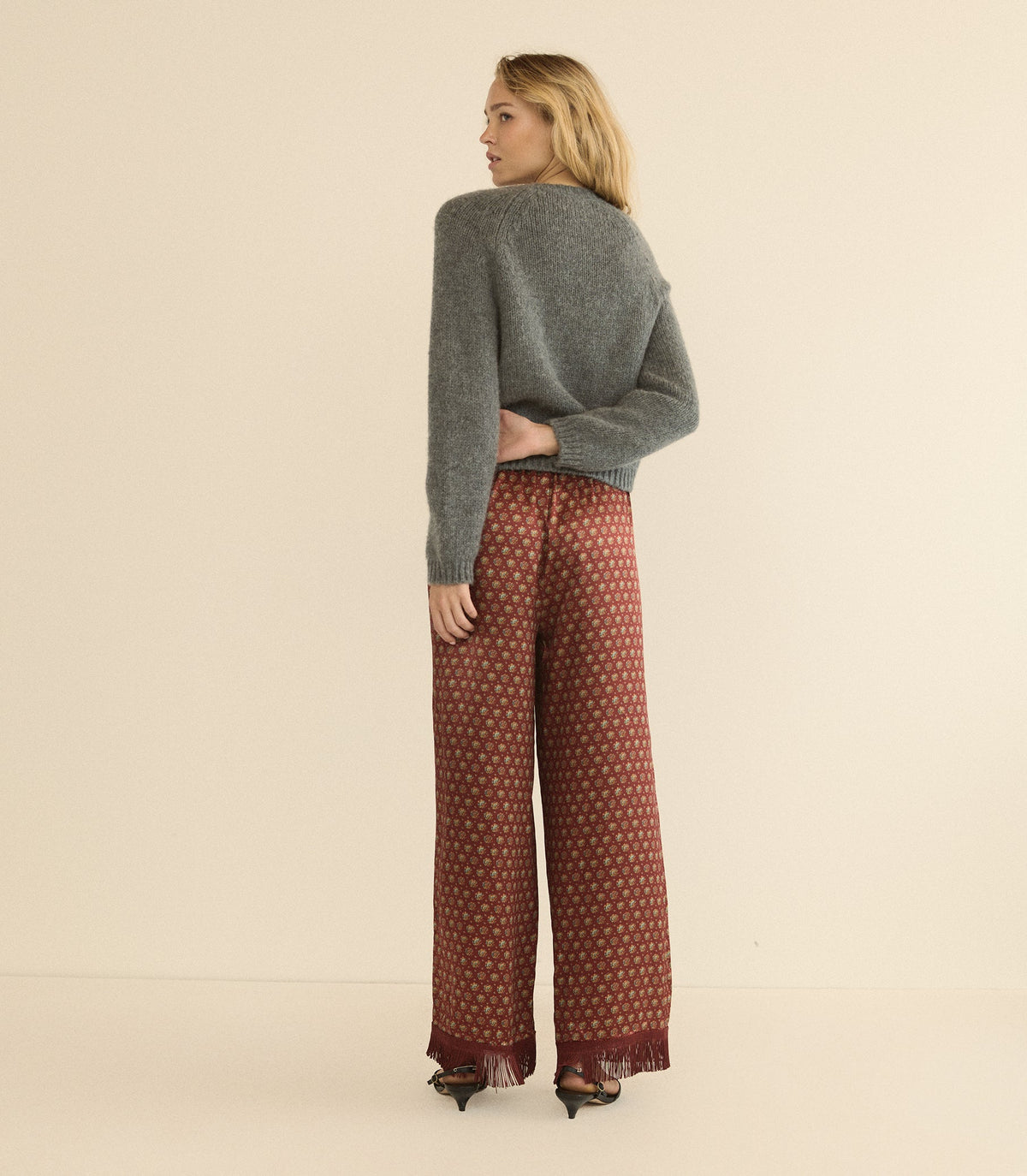 Darcy Cardigan in Charcoal Melange - view 4