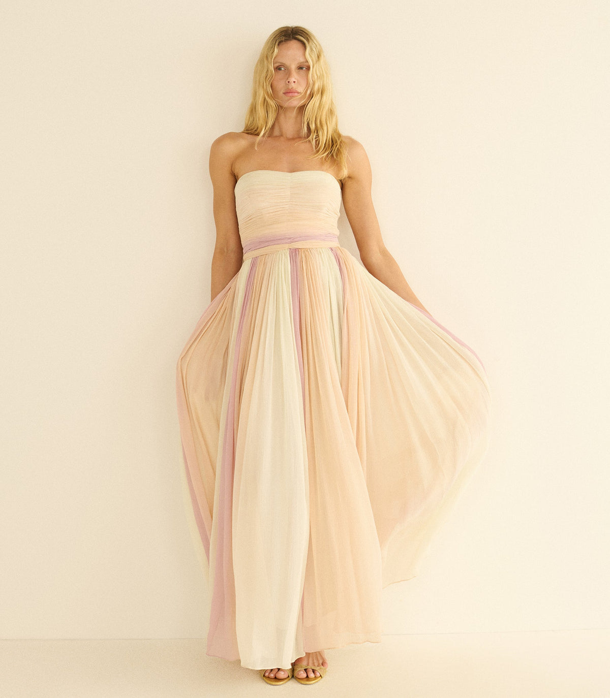 Dianthus Dress in Tourmaline Ombre - view 4