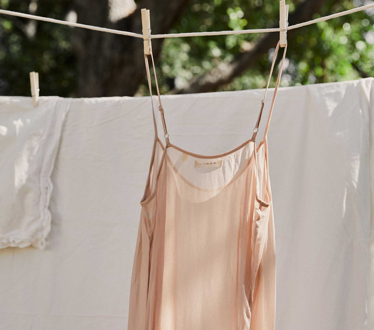 Long Scoop Neck Slip in Conch - view 4
