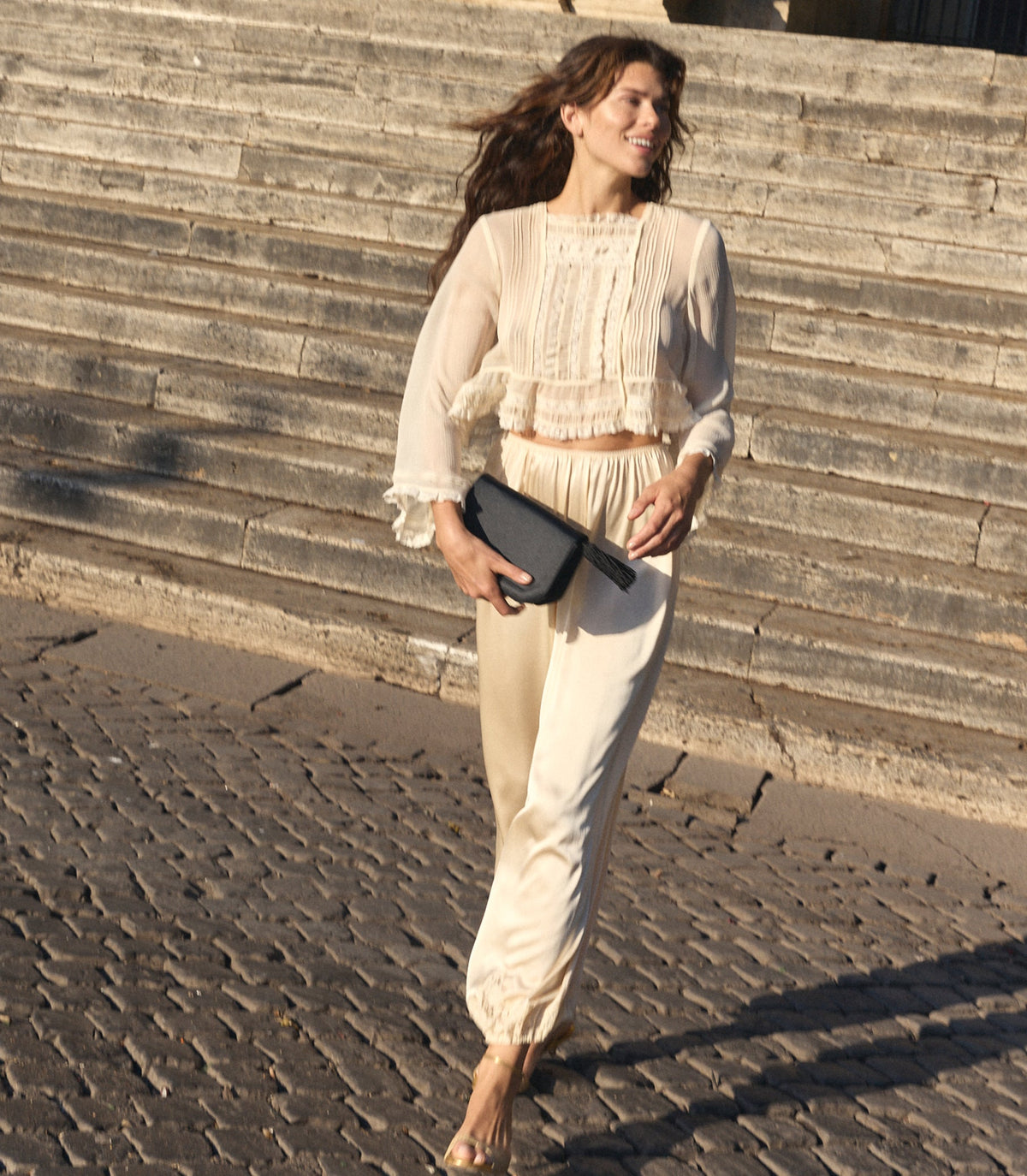 Elodine Top in Sea Salt - view 2