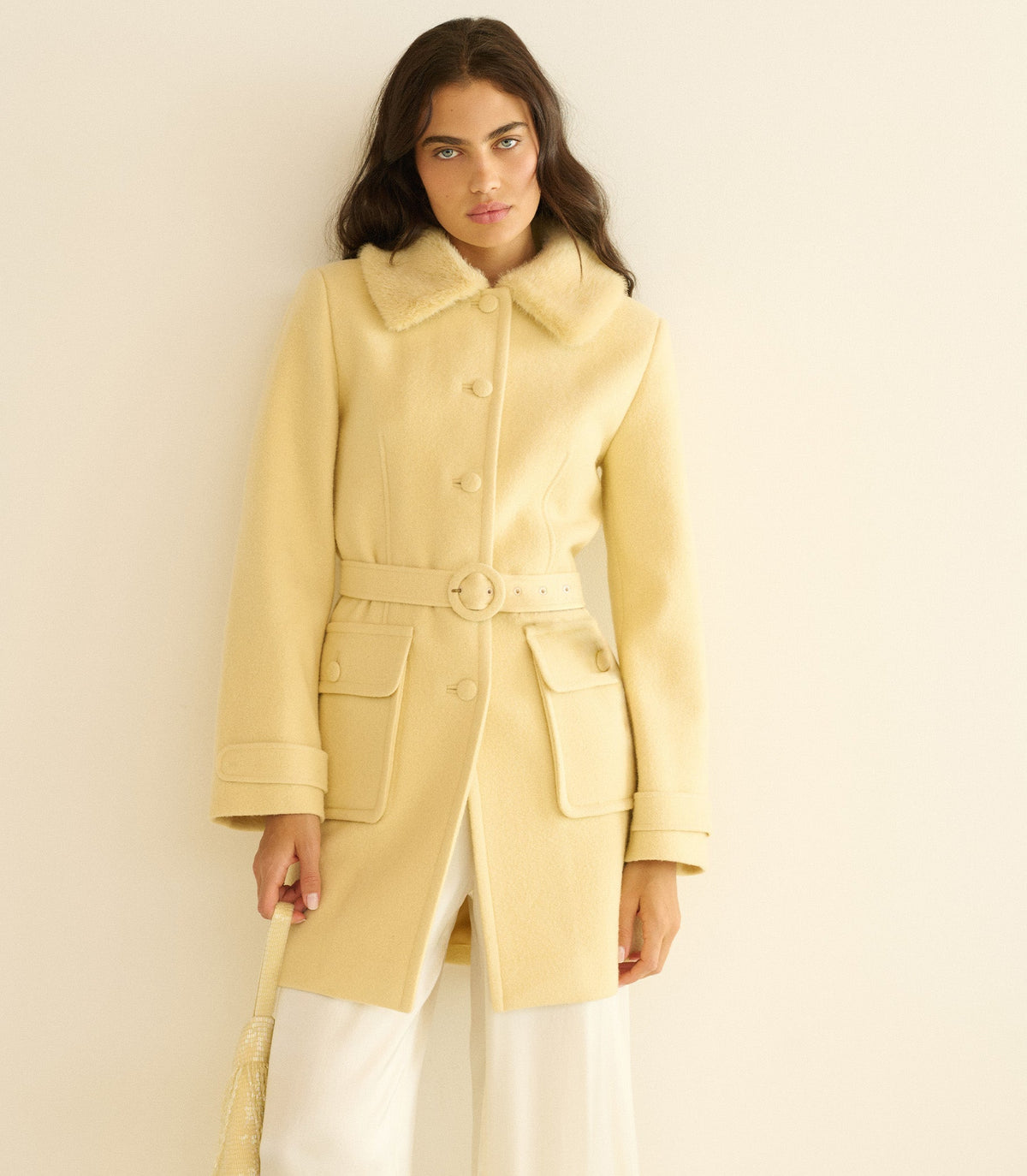 Greenwich Coat in Citrone - view 2