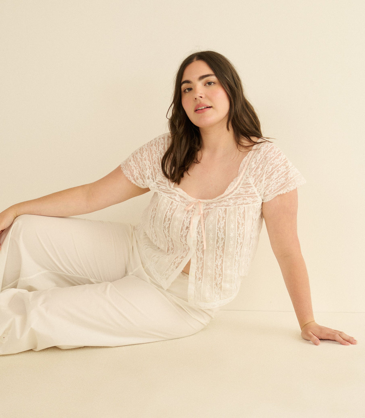 Greta Top in Salt - view 4