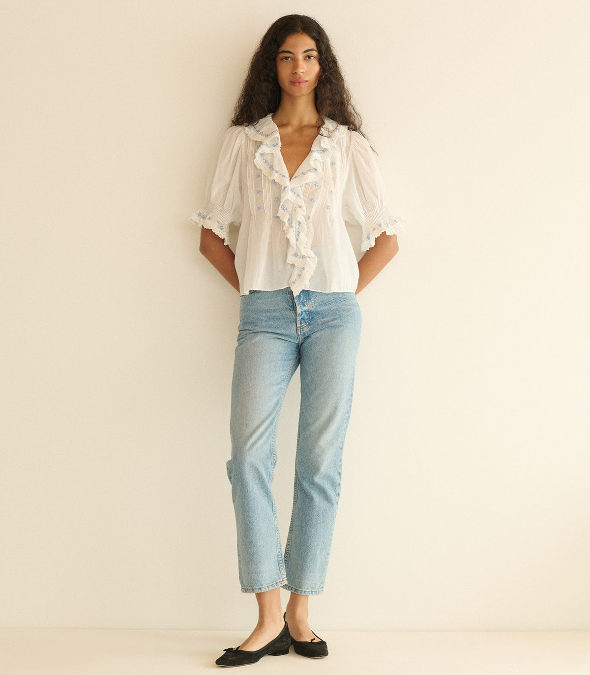 Hettie Top in Salt - view 3
