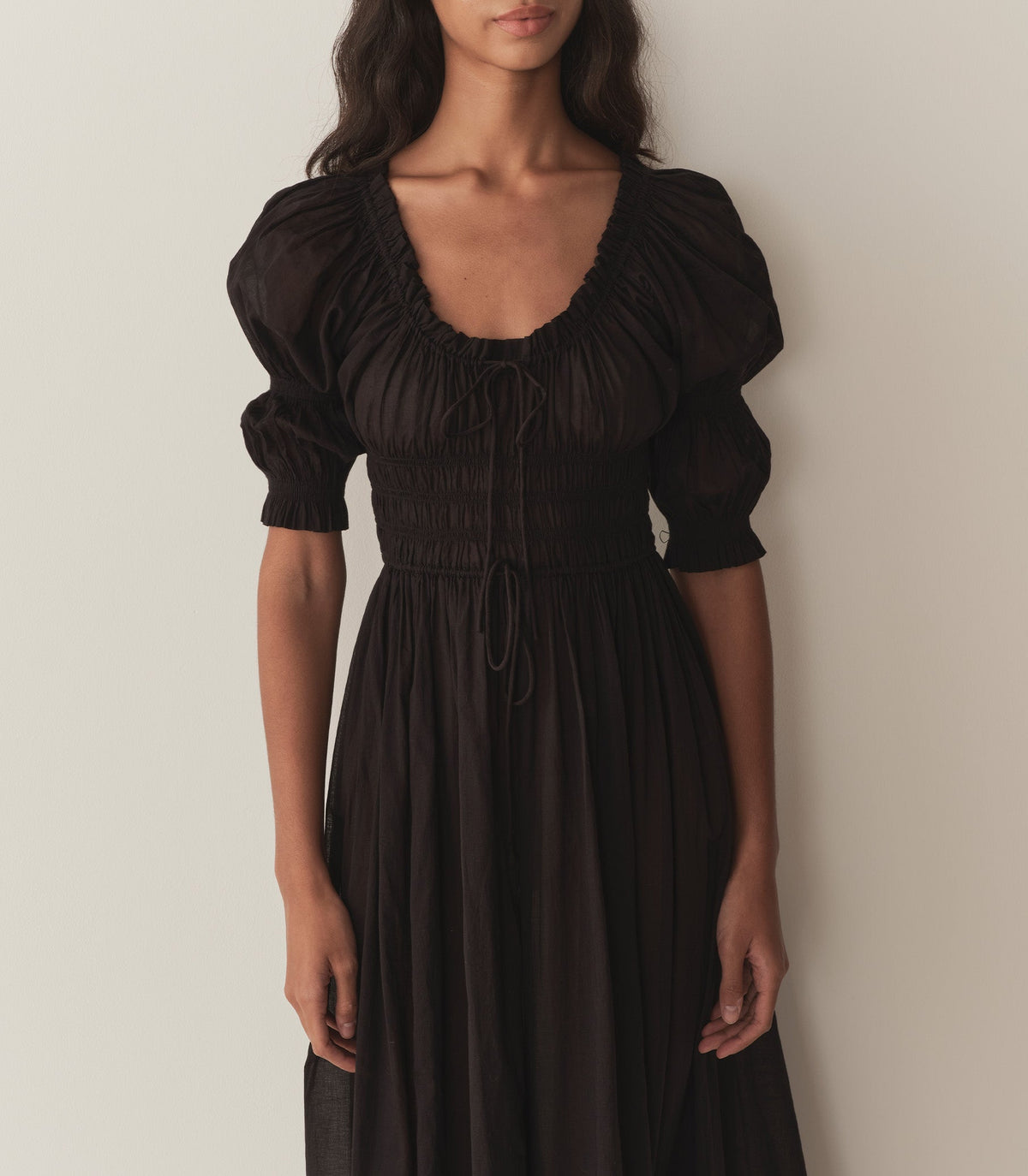 Ischia Dress in Black - view 2