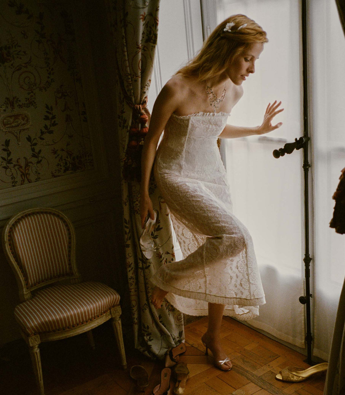 Josephine Anniversary Dress in Salt - view 2