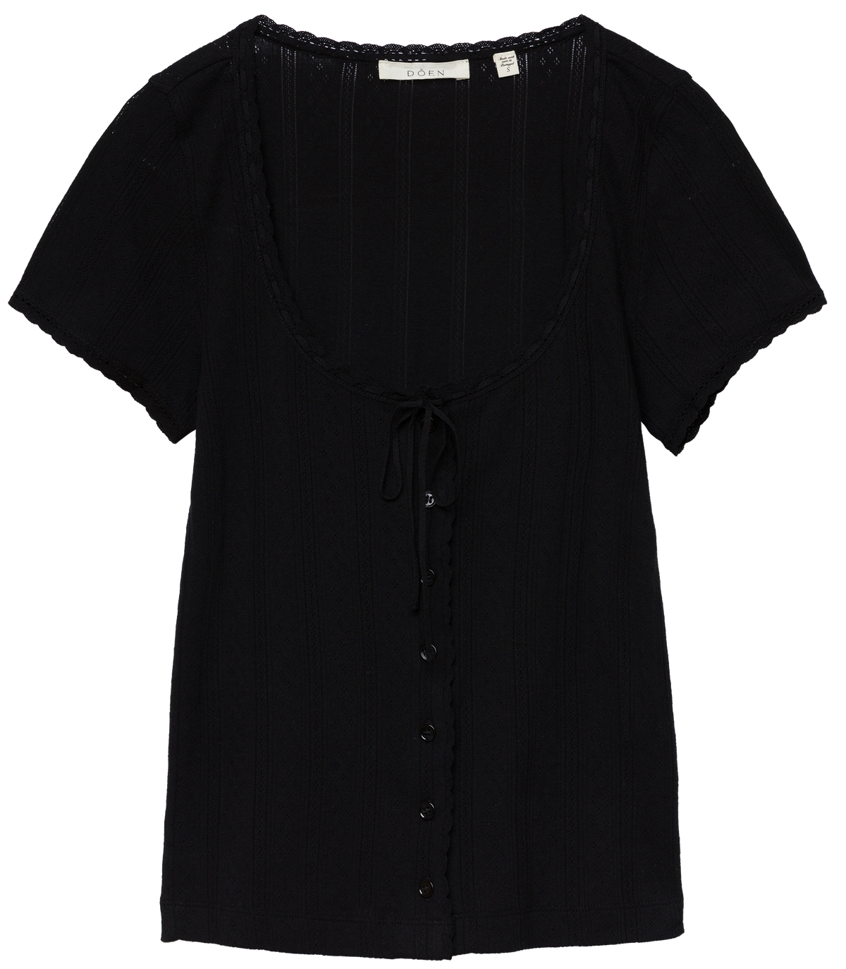 Lara Tee in Black - view 6