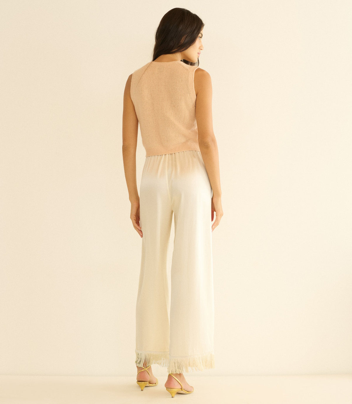 Lavon Fringe Pant in Candlelight - view 6