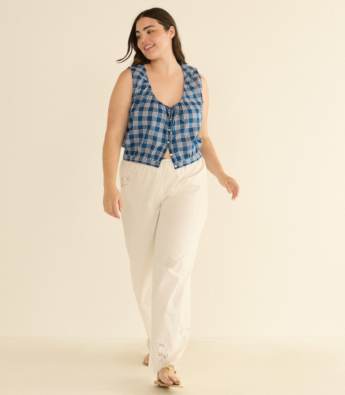 Lavona Pant in Salt - view 5