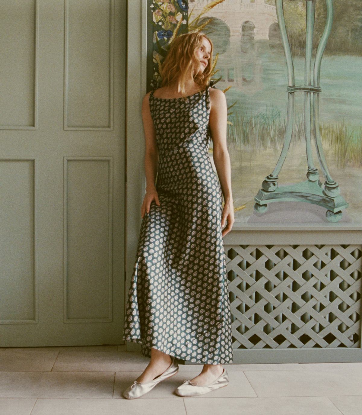 Mariselle Dress in Chaumont Paisley - view 1