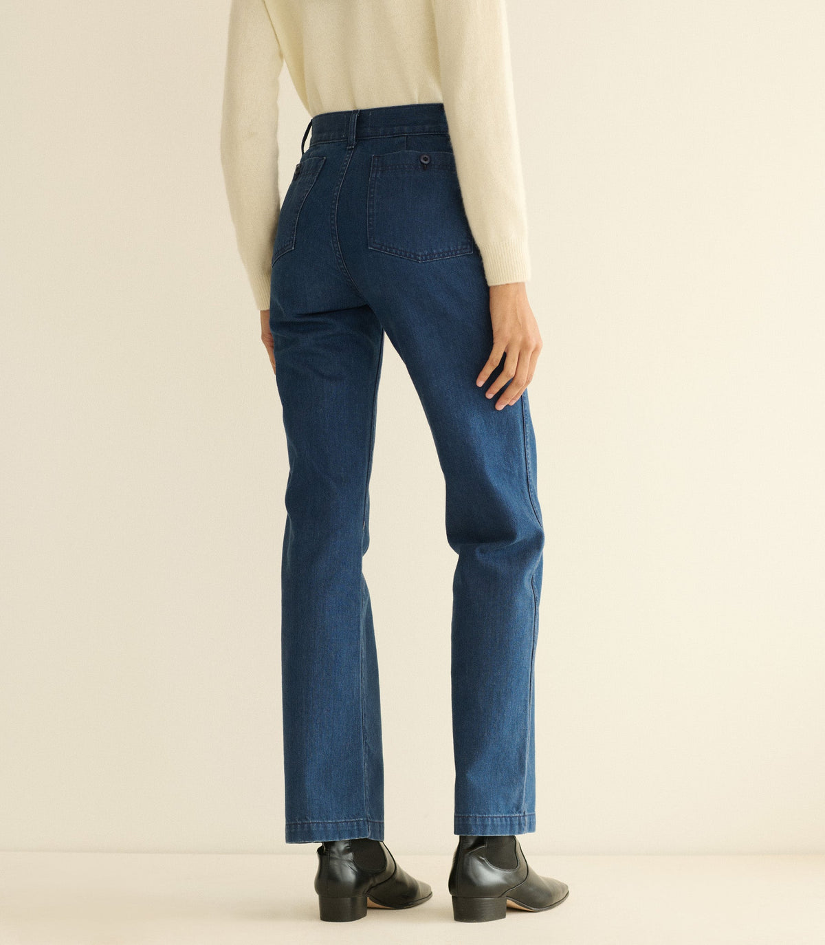 Maritime Mid Rise Jean in Sirenes Wash - view 5