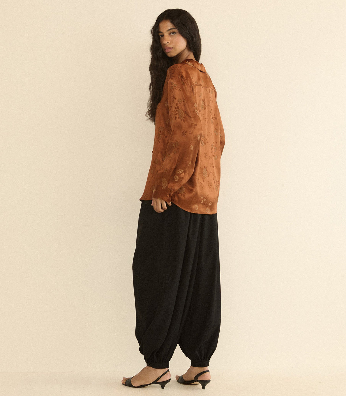 Maurise Top in Spiced Pecan Tappezzeria Jacquard - view 4