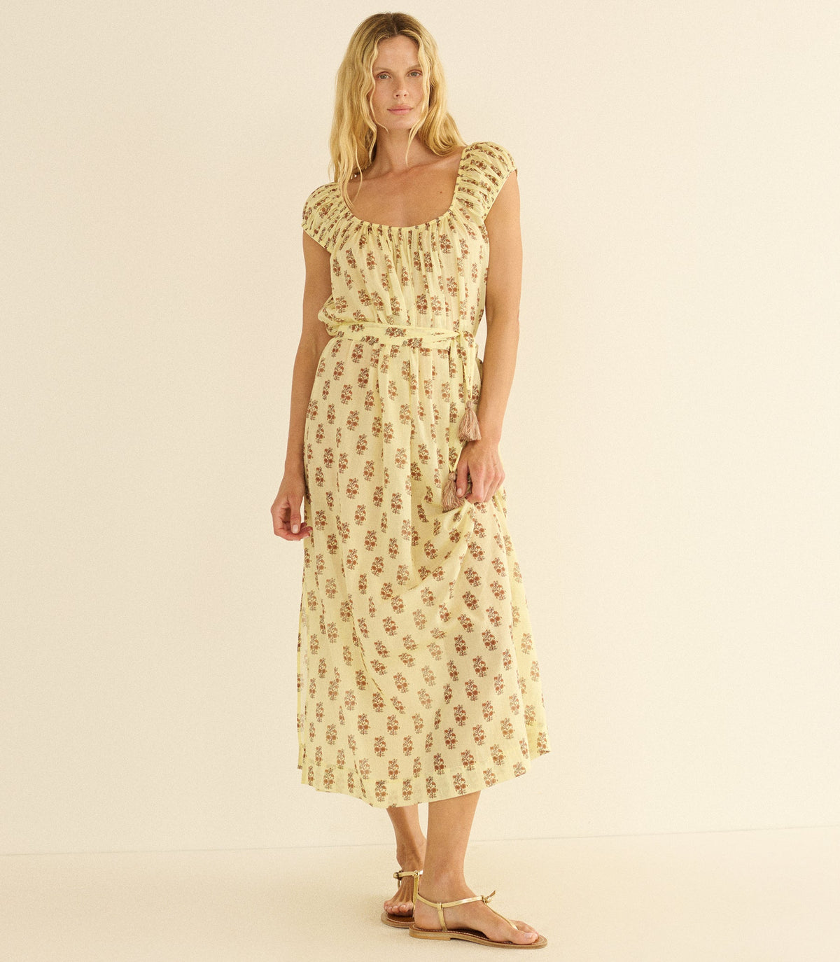 Meadowlark Dress in Dandelion Grove - view 2